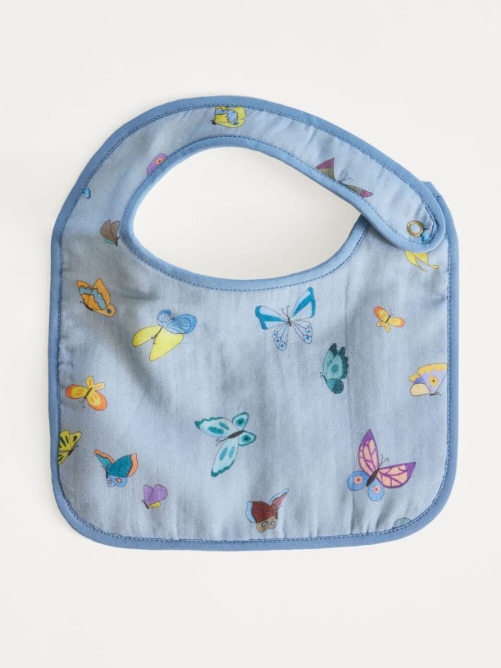 Classic Bib - Blue Madame Butterfly
